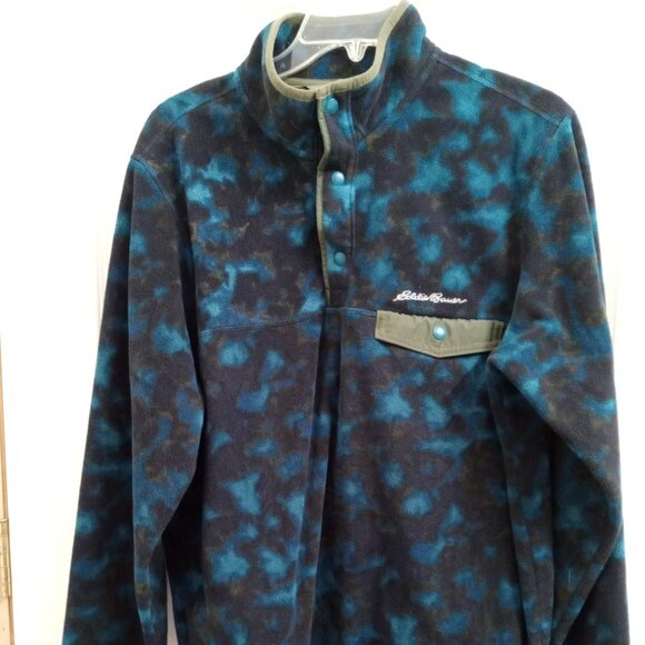 Eddie Bauer Women’s Colorful Soft Plush Pullover Fleece 1/4 Snap Long Sleeve - Picture 1 of 10